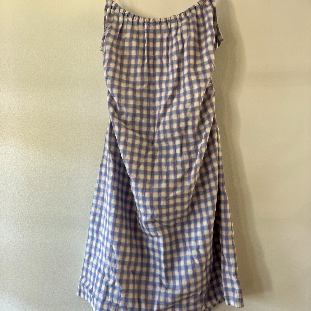 NWT L*Space Backless Gingham Sundress - L